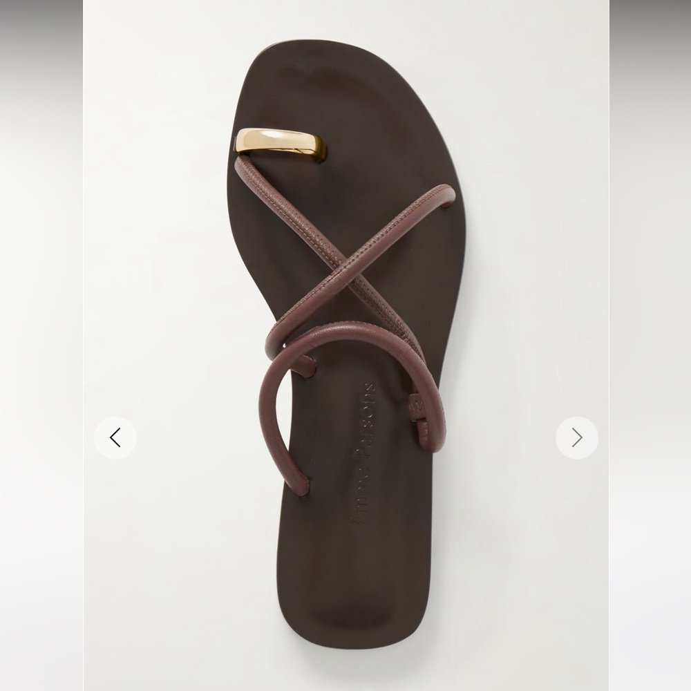 Emme Parsons Laurie Sandal in Cacao Nappa